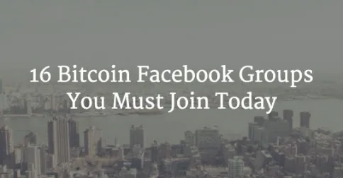 16 Bitcoin Facebook Groups You Must Join Today Hero Image