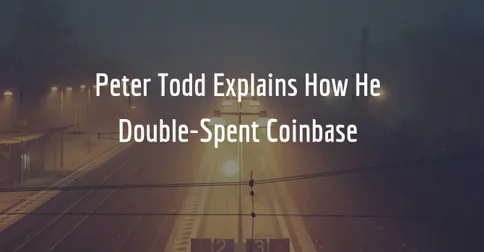Peter Todd Explains How He Double-Spent Coinbase Hero Image