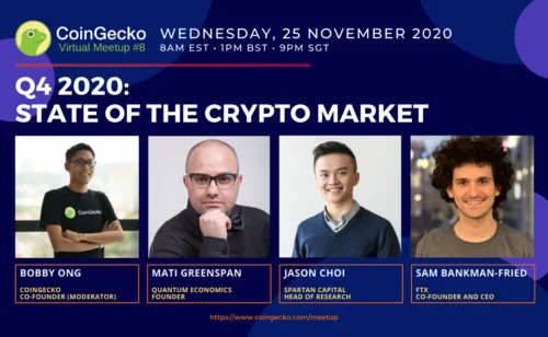 The State Of The Crypto Market In Q4 2020 | CoinGecko Virtual Meetup #8 Hero Image