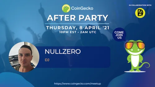 CoinGecko After Party Featured Guest: Nullzero (DJ) Hero Image