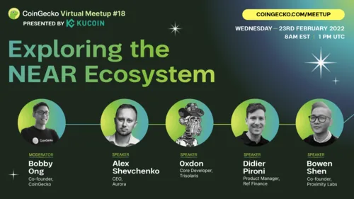CoinGecko Virtual Meetup #18: Exploring the NEAR Ecosystem Hero Image