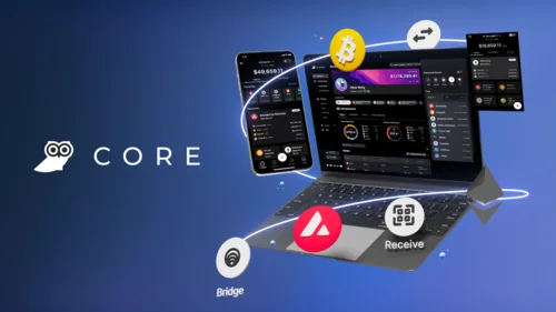 Core, the All-In-One Crypto Wallet & Web Portfolio Hero Image