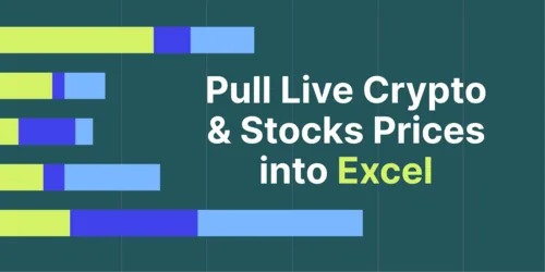 How to Pull Live Crypto & Stocks Prices into Excel Hero Image