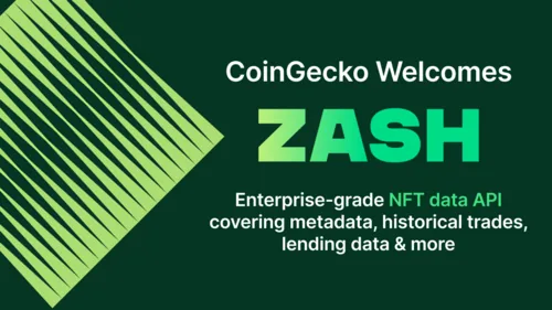 CoinGecko Expands Cryptocurrency Offering with Zash Acquisition Hero Image