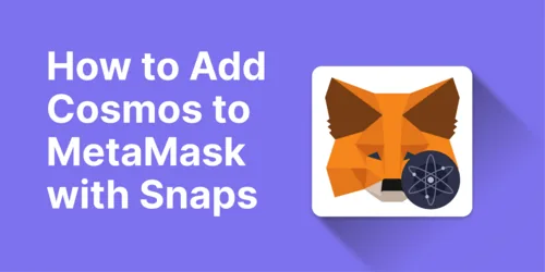 How To Add Cosmos To MetaMask With Snaps Hero Image