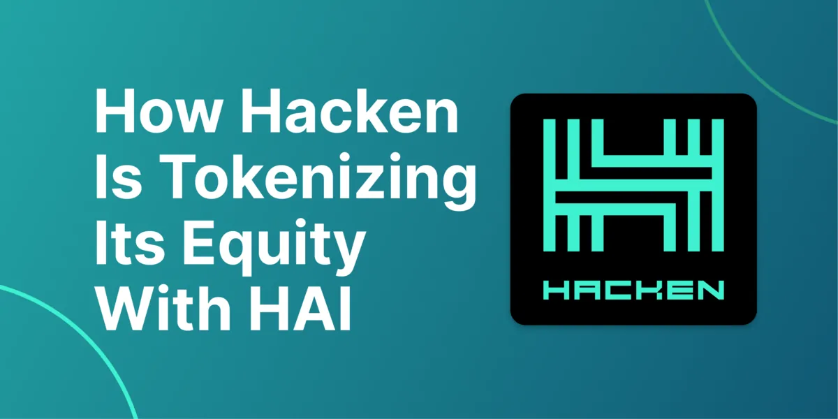 How Hacken Is Tokenizing Its Equity With HAI Hero Image