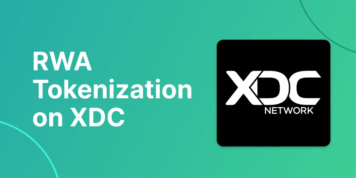 Real World Asset Tokenization Explained: XDC Network Preferred for RWA Tokenization Hero Image