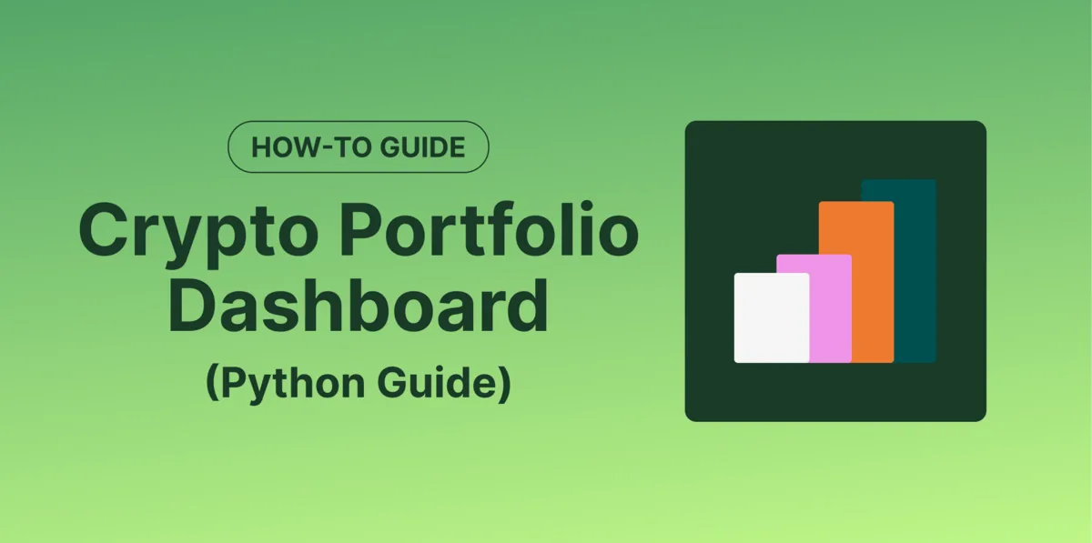 Create a Crypto Portfolio Dashboard (Python Guide) Hero Image