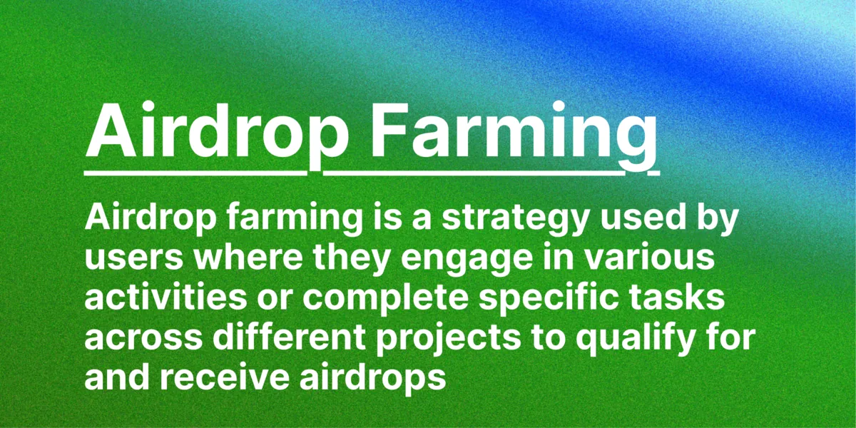 What Is Airdrop Farming and How to Do It to Earn Free Crypto Hero Image