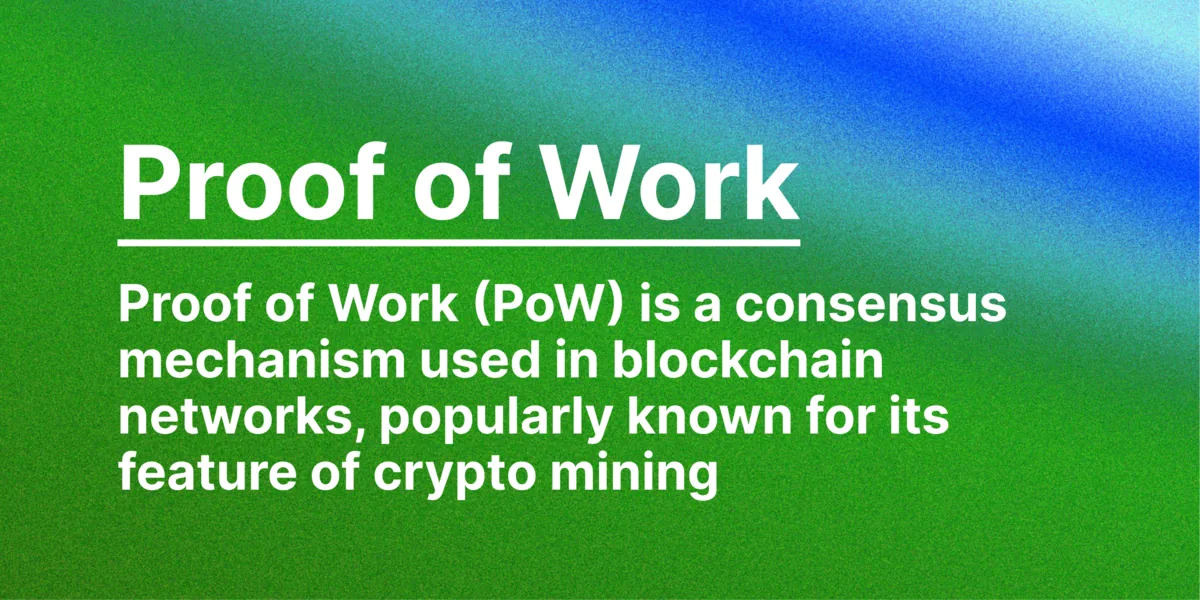 What Is Proof of Work (PoW) in Crypto and Why It Still Matters Hero Image