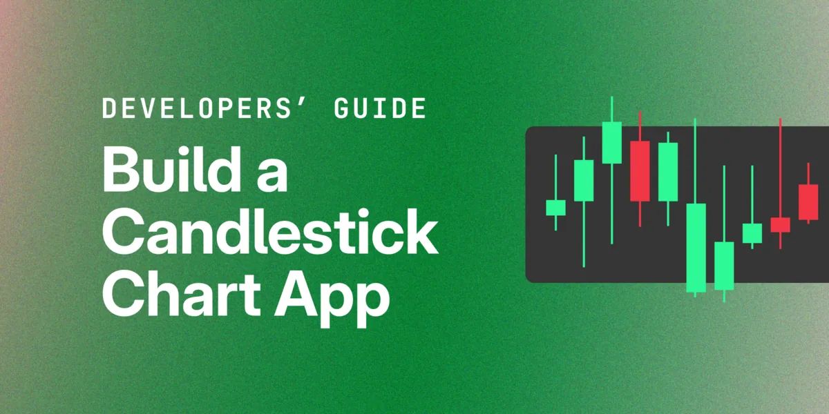 Build a Candlestick Chart App with TradingView & CoinGecko API Hero Image