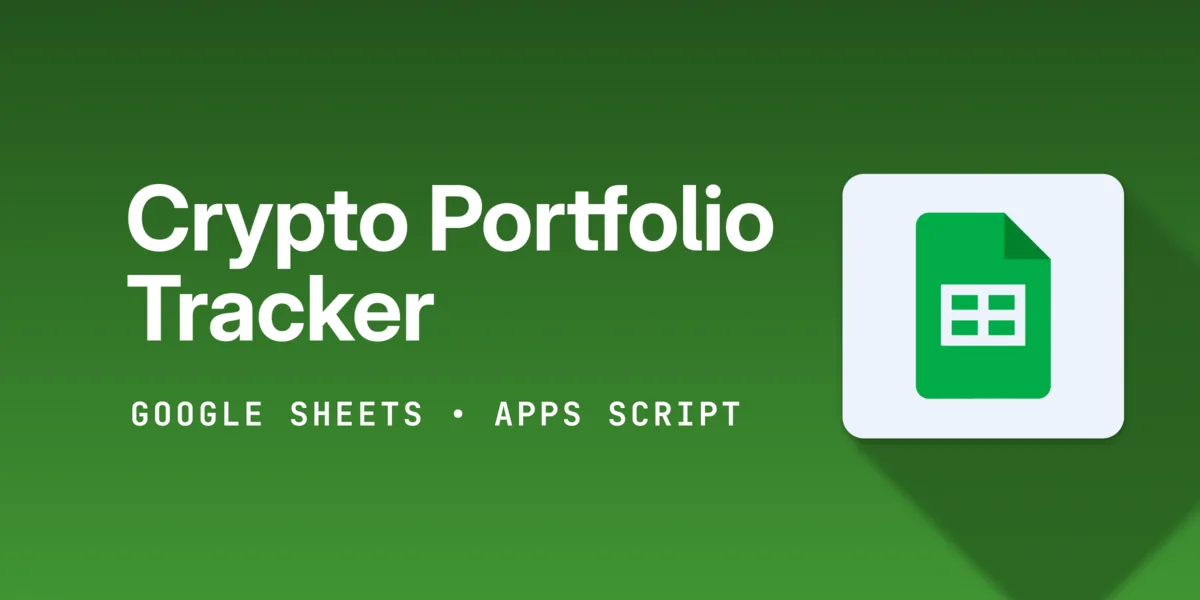 How to Create a Crypto Portfolio Tracker on Google Sheets (Free Template) Hero Image
