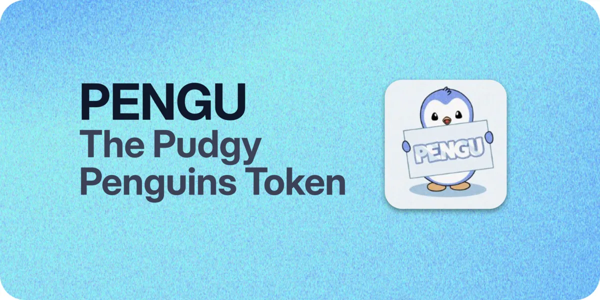 Introducing PENGU: The Pudgy Penguins Token Hero Image