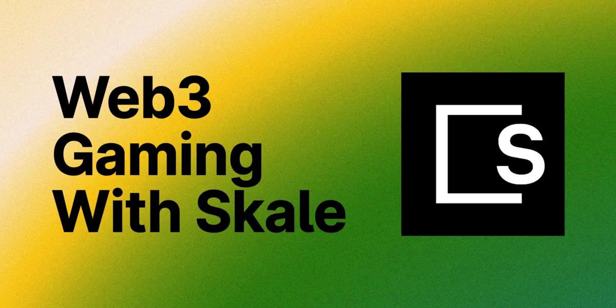 Web3 Gaming on SKALE in 2024 Hero Image