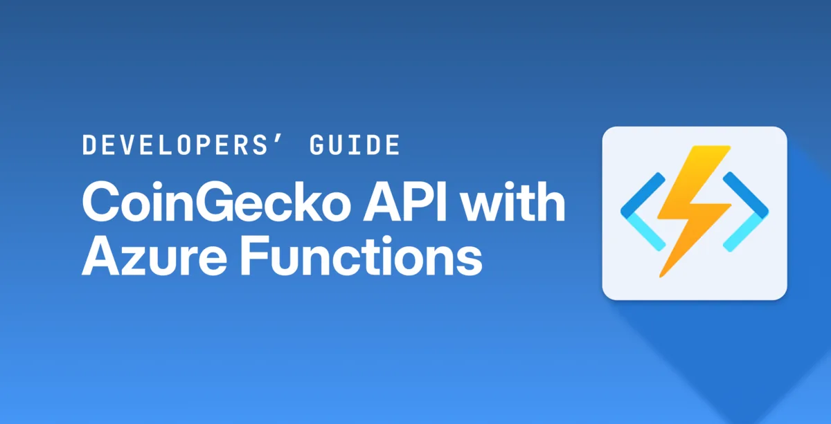 How to Use CoinGecko API with Azure Functions for Serverless Solutions Hero Image