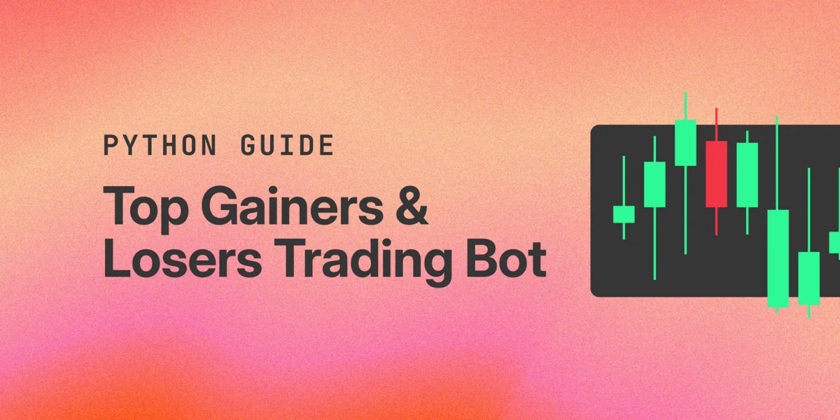 How to Trade Crypto Top Gainers and Losers with a Python Bot Hero Image