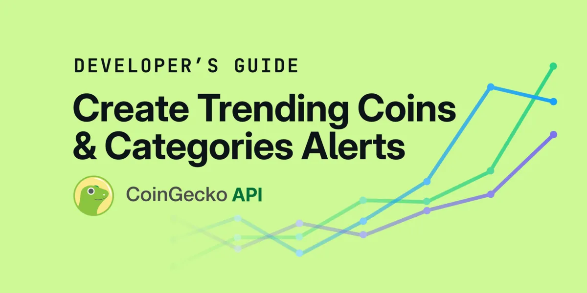 How to Build Crypto Price Alerts for Trending Coins & Categories Hero Image