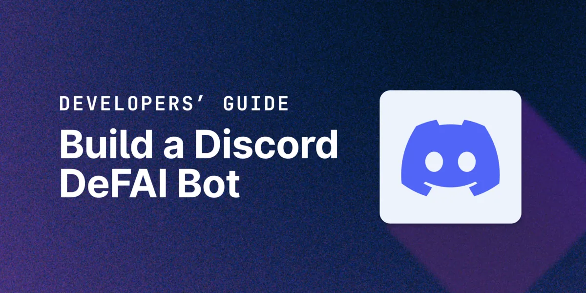 How to Create a Crypto DeFAI Discord Bot Hero Image