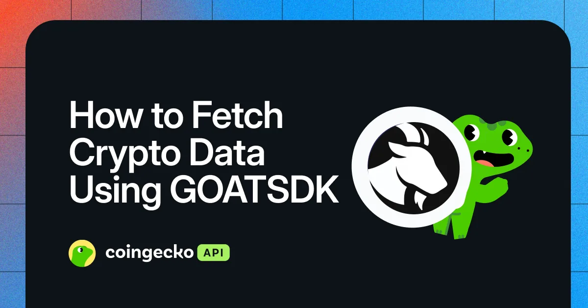 How to Fetch Crypto Market Data Using GOATSDK Hero Image
