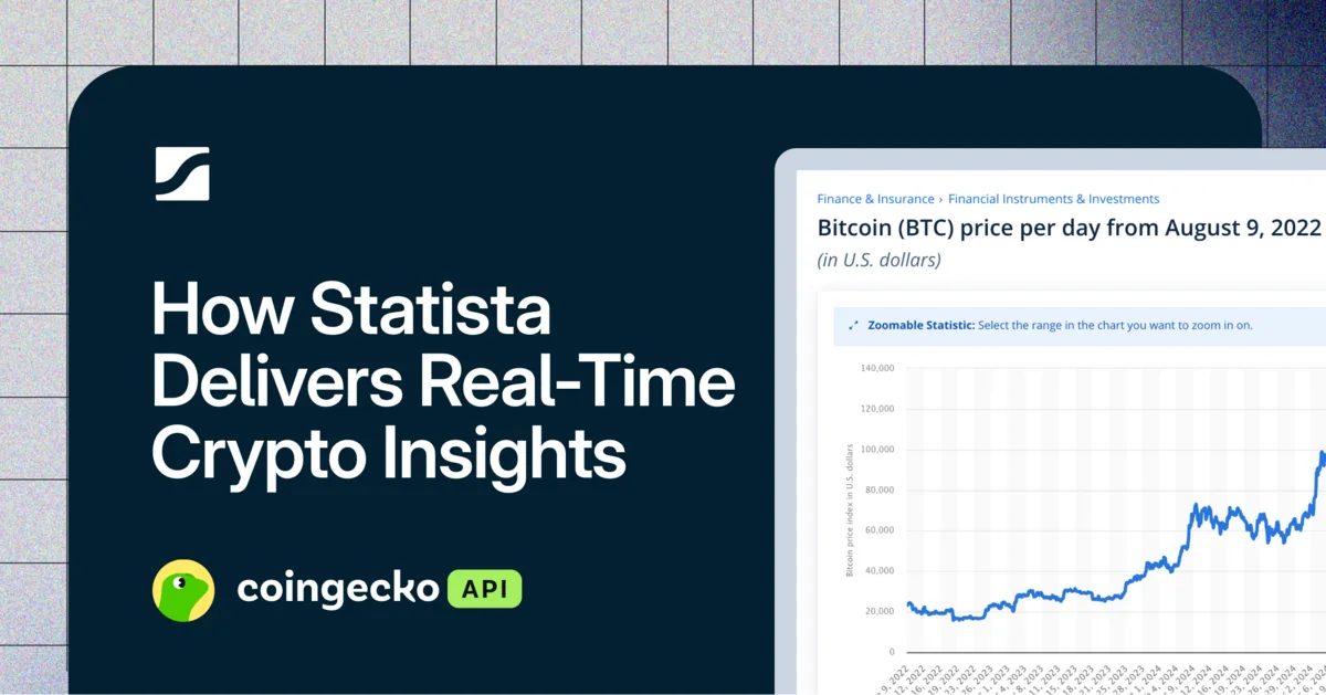 How Statista Delivers Real-time Crypto Insights Hero Image
