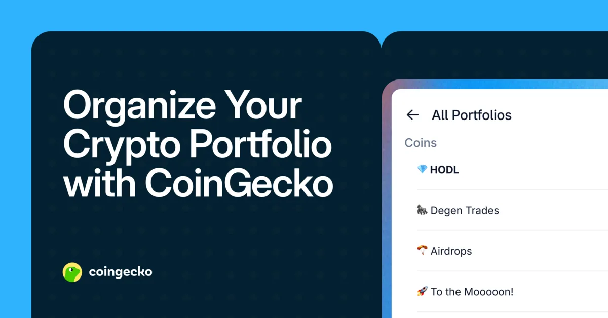 Top Crypto Portfolio Tracking Tips Using CoinGecko Hero Image