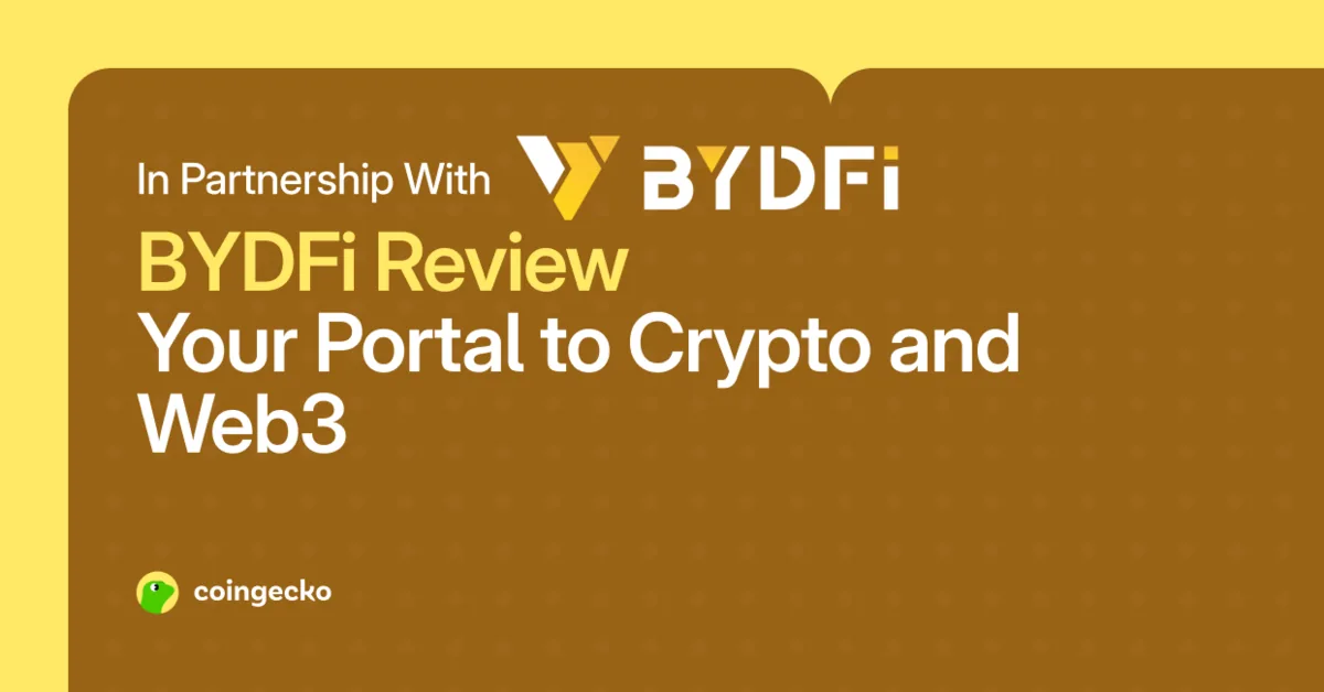 BYDFi Review: Your Portal to Crypto and Web3 Hero Image