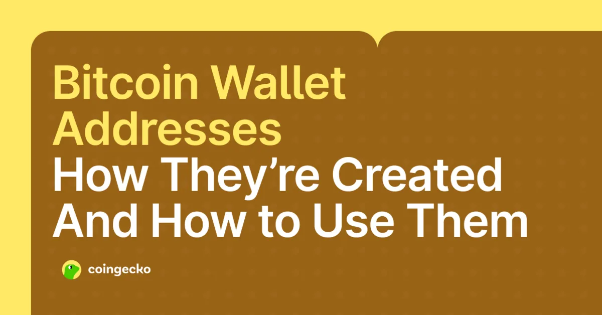 What Is a Bitcoin Wallet Address? A Beginner's Guide to Sending and Receiving BTC Hero Image