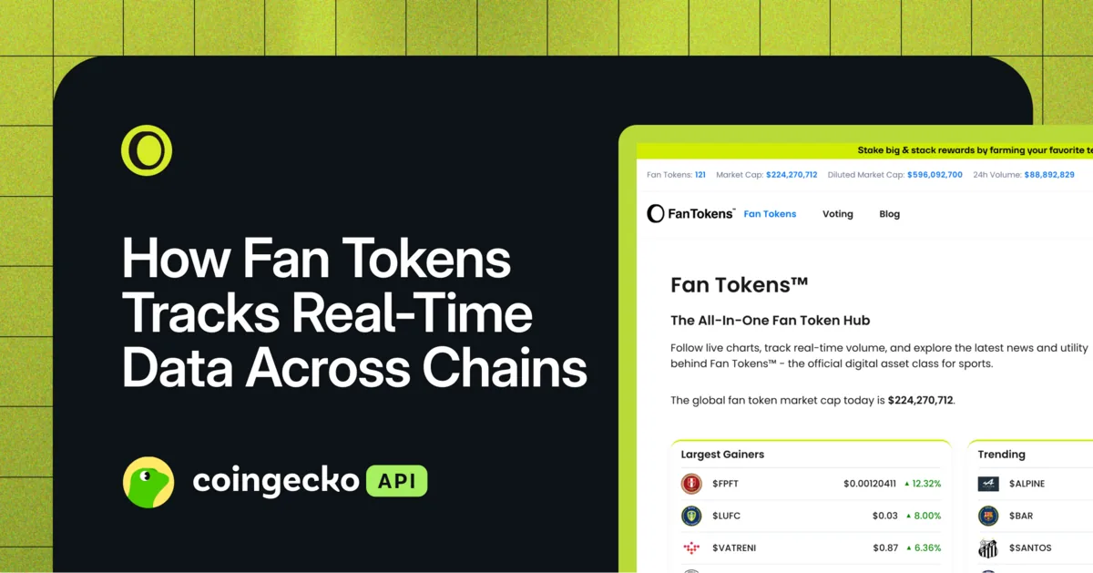 How Fan Tokens Tracks Real-time Data Across Chains Hero Image
