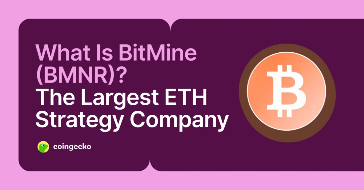 BitMine Immersion Technologies (BMNR) – Ethereum's Largest Treasury Company Hero Image