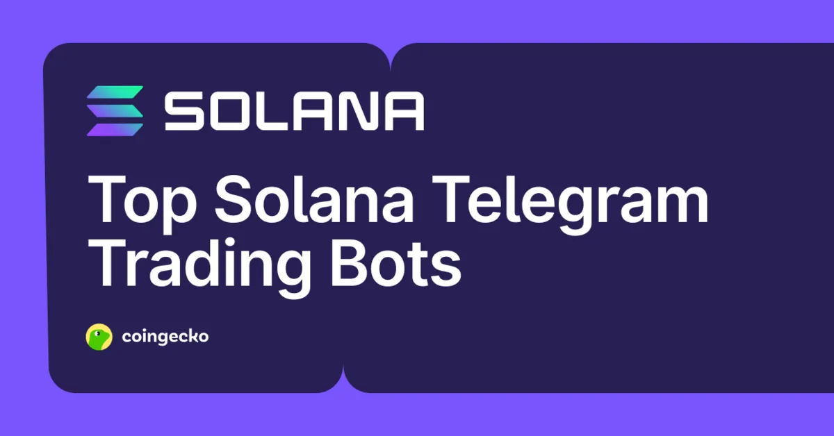 Top 5 Solana Telegram Trading Bots Hero Image