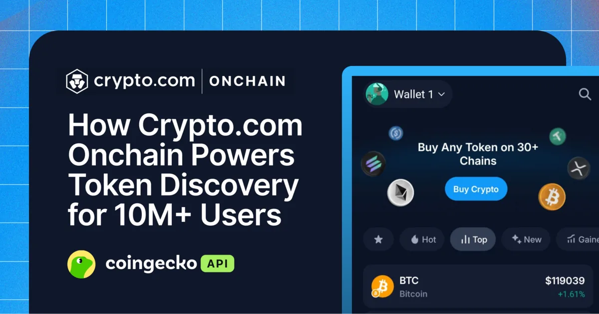 How Crypto.com Onchain Powers Token Discovery for 10M+ Users Hero Image