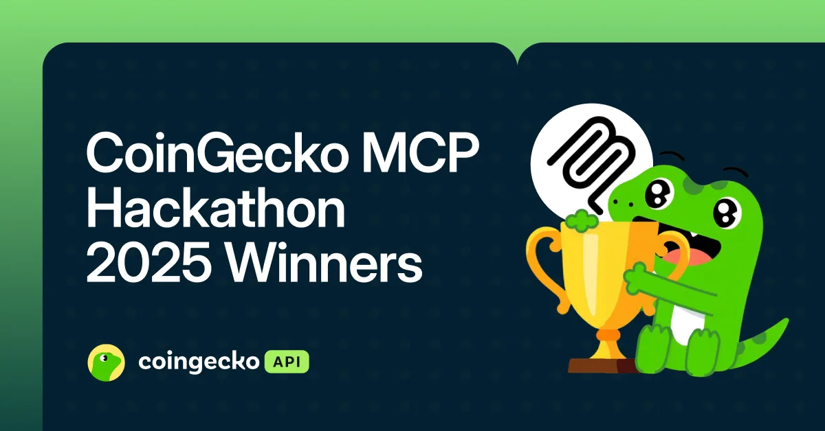 Meet The CoinGecko MCP Hackathon 2025 Winners Hero Image