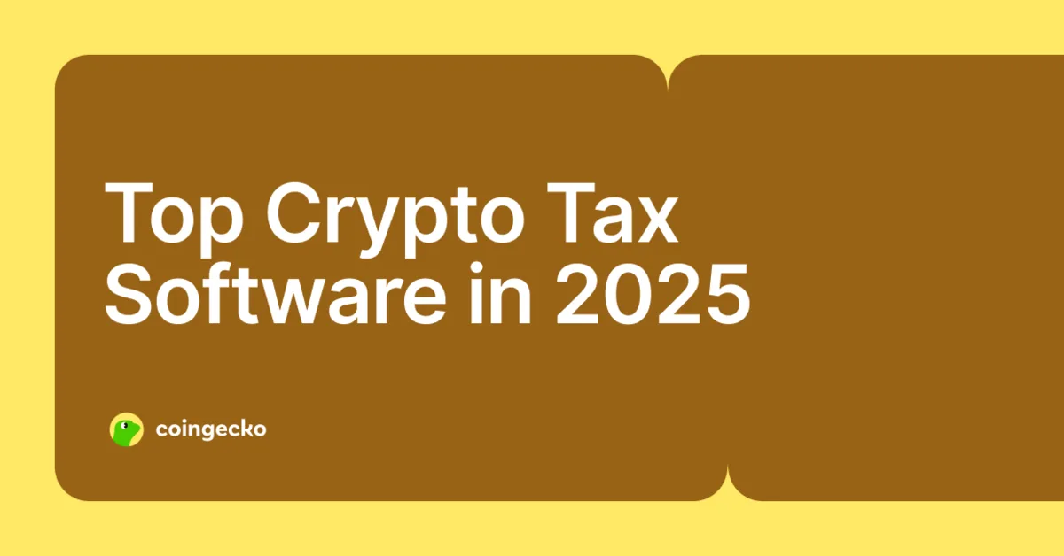 Top Crypto Tax Software in 2025 Hero Image
