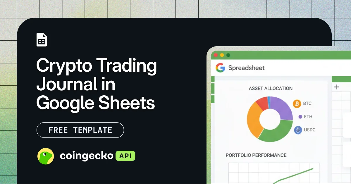 Crypto Trading Journal in Google Sheets (Free Template) Hero Image
