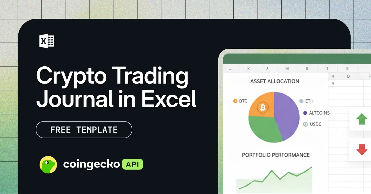 Crypto Trading Journal in Excel (Free Template) Hero Image