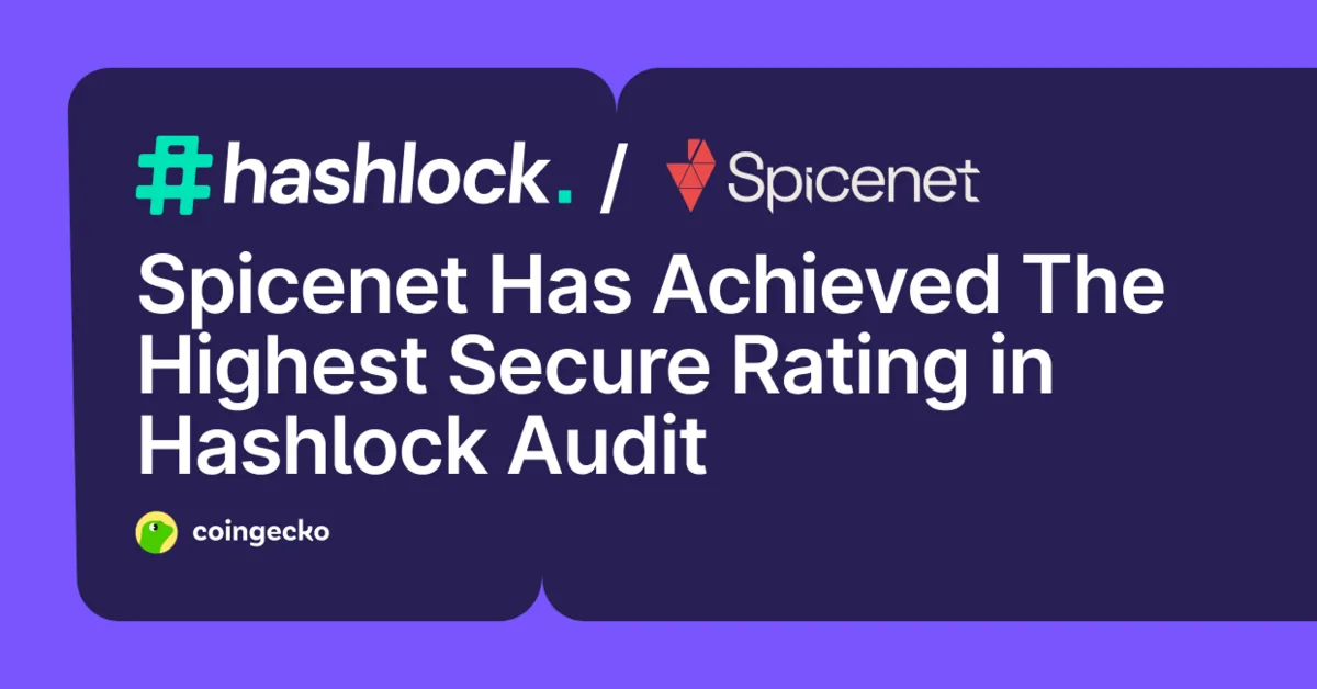 Spicenet Achieves Hashlocked Rating in Comprehensive Security Audit Hero Image