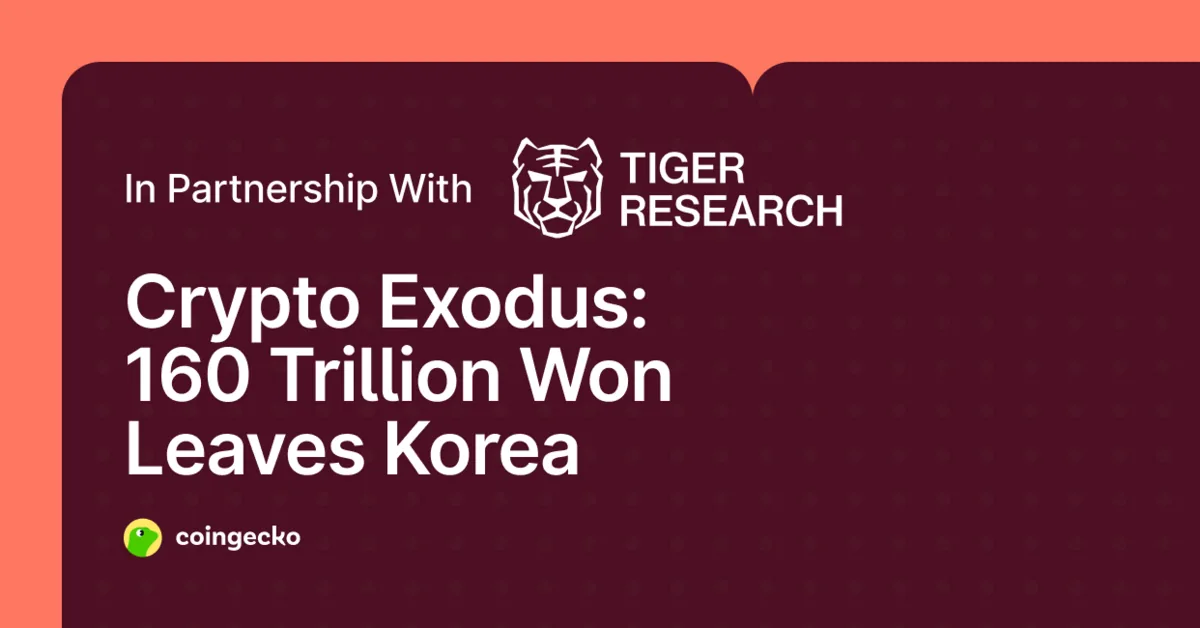 Crypto Exodus: 160 Trillion Won Leaves Korea Hero Image