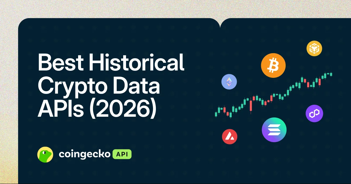 Best Historical Crypto Data APIs (2026) - OHLCV, Tick Data & More Hero Image