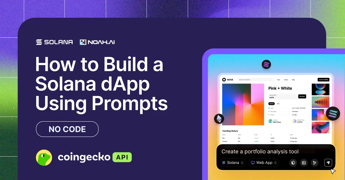 How to Build Solana dApps With Simple AI Prompts (No Code) Hero Image