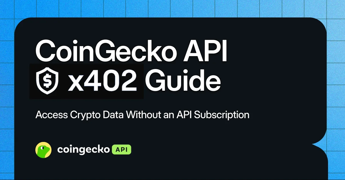 How to Access Crypto Data Without an API Subscription (x402 Pay-Per-Use) Hero Image