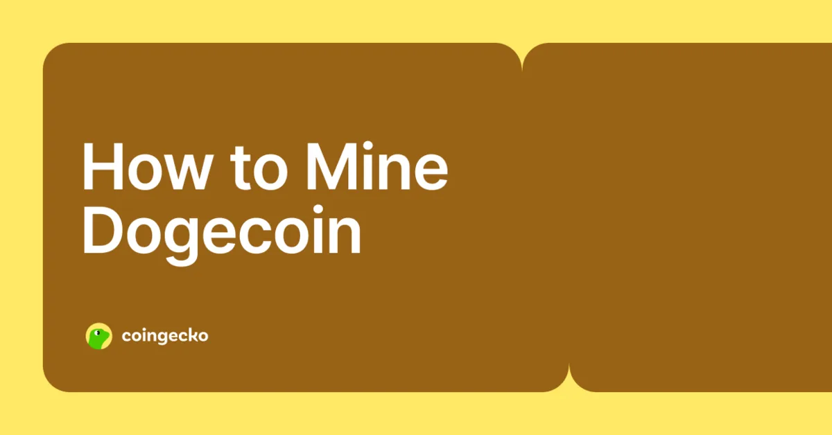 How to Mine Dogecoin Hero Image