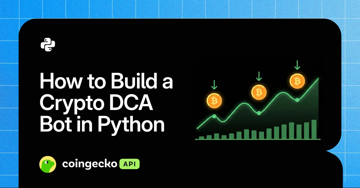 How to Build a Crypto Dollar Cost Averaging (DCA) Bot in Python Hero Image