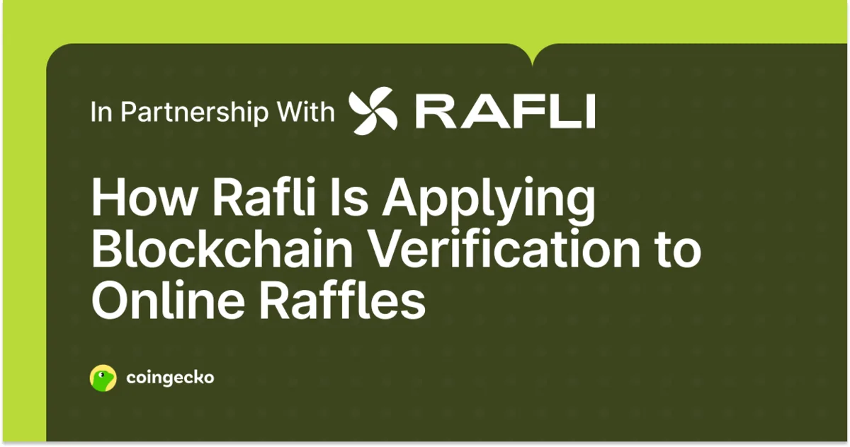 How Rafli Is Making Online Raffles Fair, Verifiable, and Fraud-Proof Hero Image