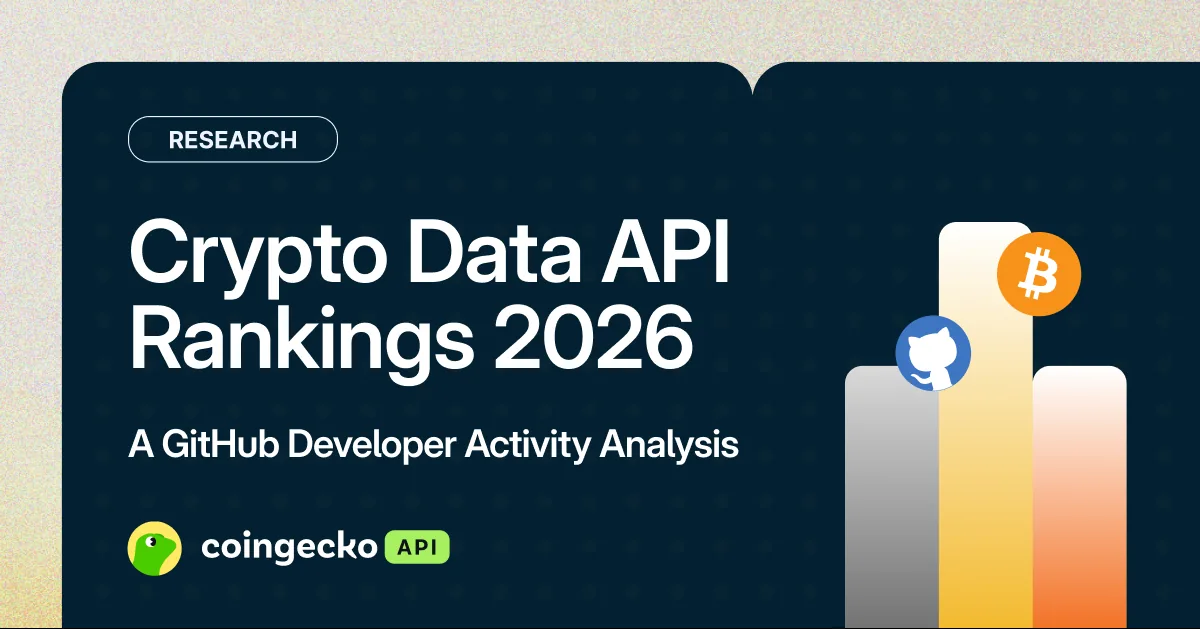 The #1 Best Crypto Data API for Developers: A Review Based on GitHub Activity Rankings (2026) Hero Image