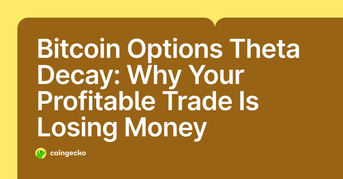 Bitcoin Options Theta Decay: Why Your Profitable Trade Is Losing Money Hero Image