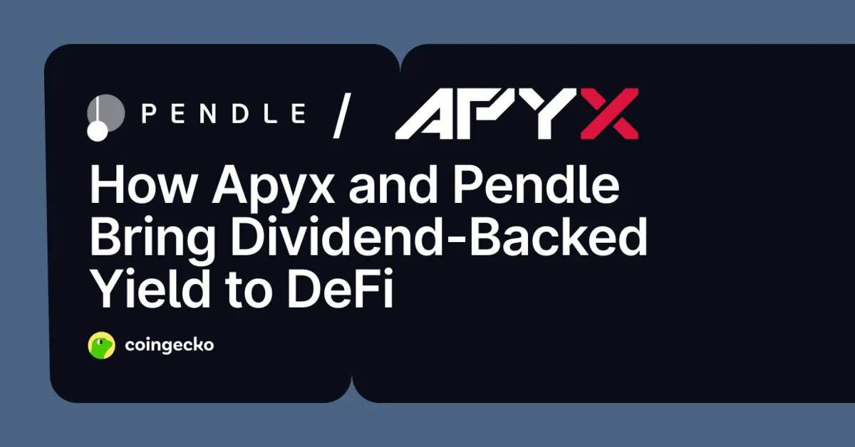 How Apyx and Pendle Bring Dividend-Backed Yield to DeFi Hero Image