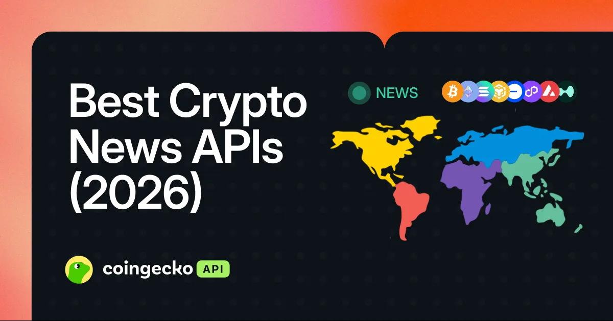 Best Crypto News APIs (2026) Hero Image