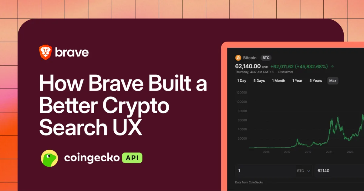 How Brave Built a Better Crypto Search UX Hero Image