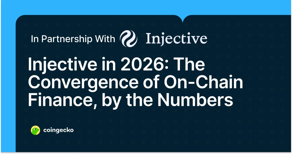 Injective in 2026: The Convergence of On-Chain Finance, by the Numbers Hero Image