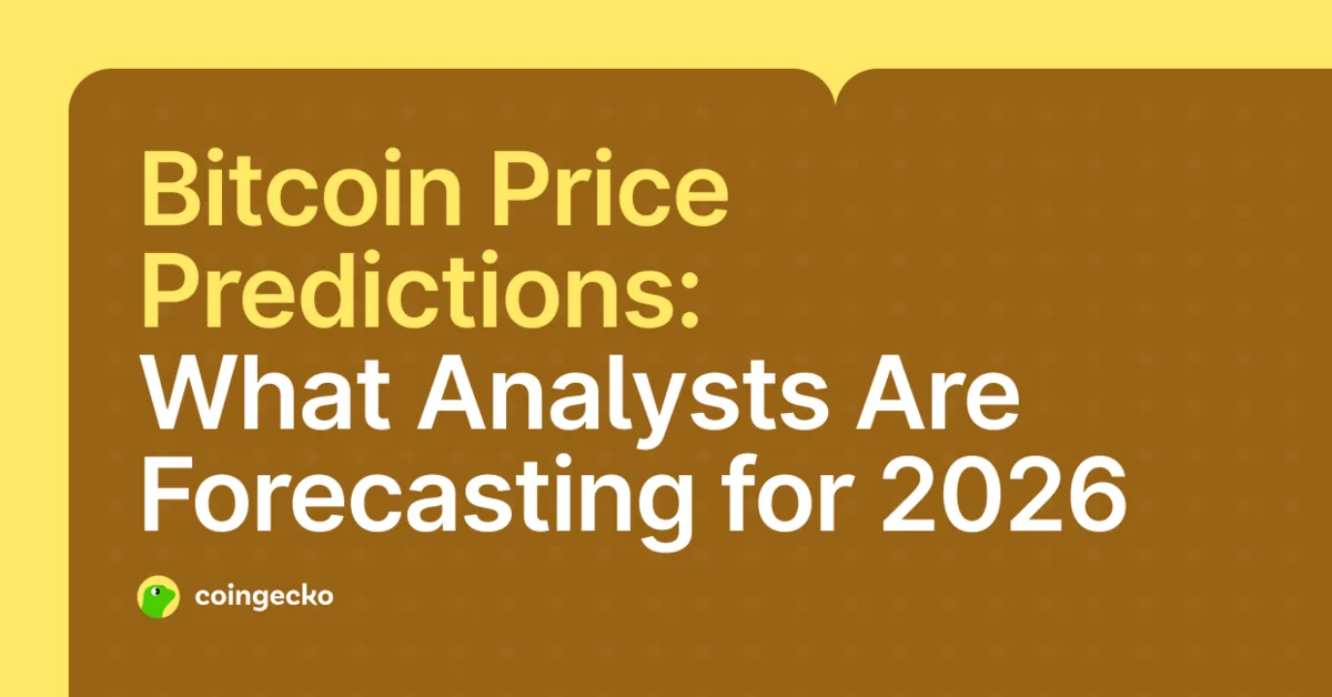 Bitcoin Price Predictions 2026: Analysts Forecast $38K to $250K Hero Image